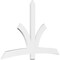 Ekena Millwork Davenport Architectural Grade PVC Gable Bracket, 84"W x 56"H x 2"D x 6"F, 16/12 Pitch GBP084X56X0206DAV00 - alternate 1